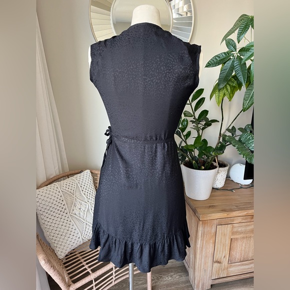 Allsaints never worn black wrap dress - Picture 3 of 4